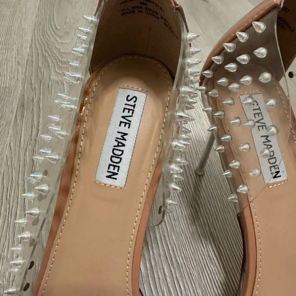 Steve Madden elegant clear